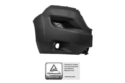 Black Right Corner With Tow Hook Cap With Heavy Fog Light Peugeot Ducato 2014 OE 735684859 - 735749744 - 1637293280