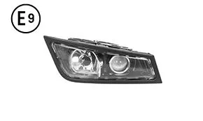 Right Fog Light Black Base With Additional Light Without Bulb (H3-H7) Volvo Fh3 OE 21297904 - 21035700
