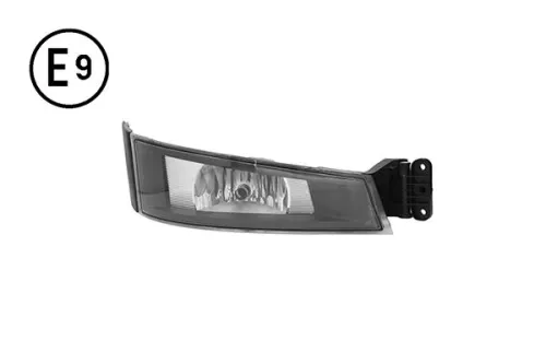 Right Fog Light Black Base Black Frame Without Bulb (H7) Volvo Fh4 OE 21221155-22332596