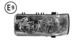 Left Headlight Manual-Electric White Arrow Without Bulb (H7-H1-P21W-W5W) Daf Cf OE 1832396