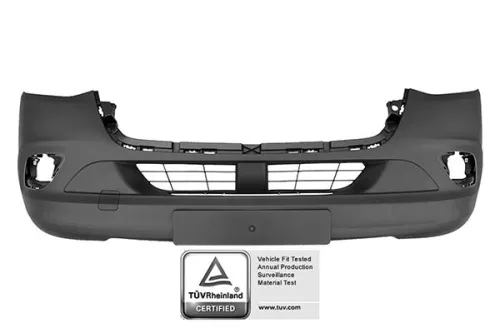 Front Bumper With Fog Light With 6 Track Sensors With Tow Hook Cap Mercedes Sprinter 2018 OE A91088581009K83