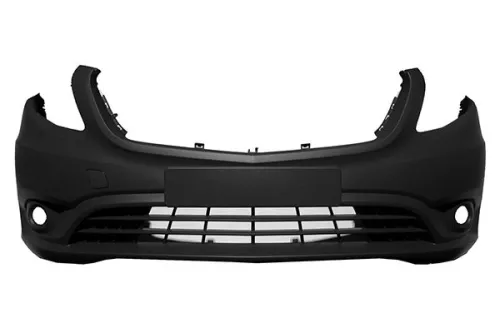 Front Bumper Primed Smooth With Fog Light With Tow Hook Cap Mercedes Vito 2015 OE A44788598259999