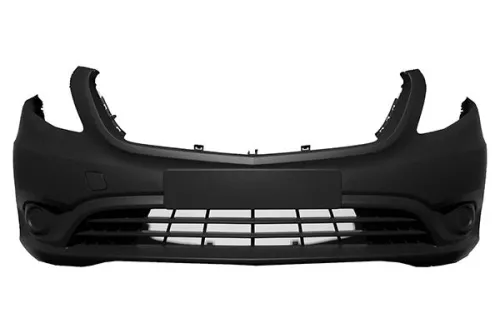 Front Bumper Primed Smooth With Tow Hook Cap Mercedes Vito 2015 OE A44788508259999