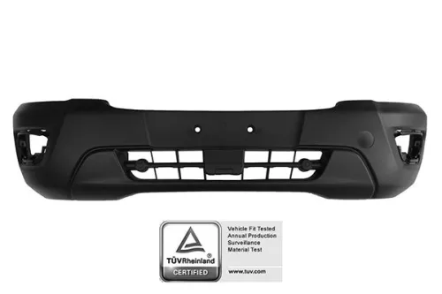 Black Front Bumper with 6 Track Sensors with Tow Hook Cap Ford Transit 2019 OE 2404363