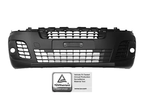 Black Front Bumper With Fog Light With 6 Track Sensors With Tow Hook Cap Fiat Jumpy 2016 OE 1615658280 - 155254052