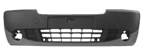 Front Bumper with Fog Light Holes with Primer (Fits Complete with Spoiler) Nissan Trafic 2006 OE 7701066115 - 7701066118