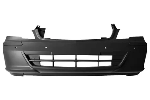 Front Bumper Primed & Park Assist (6 Sensor Holders) With Tow Hook Cap Mercedes Vito 2009 OE A63988510259999