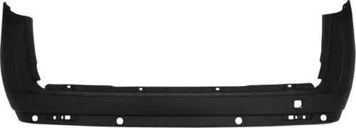 Black Rear Bumper Swing Door With 4 Park Assist Holes With Tow Hook Cap Fiat Doblo 2009 OE 735497869 - 1404482 - 95513289