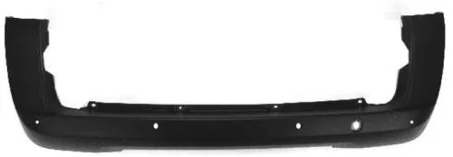 Rear Bumper Hinged Door Natural Power With 4 Parkassist Holes Fiat Fiorino-Cargo 2007 OE 735508262 - 735662617