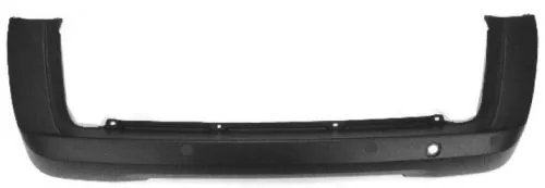 Rear Bumper with Primer for Fiat Fiorino-Qubo 2008 Overhead Door OE 735489509 - 735662640 - 735482372