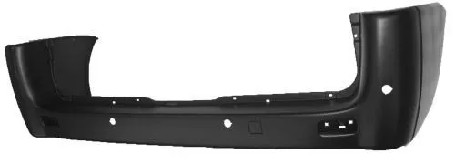 Black Rear Bumper Long Wheelbase With 4 Parkassist Holes Citroen Scudo 2006 OE 1400110878 - 7410AY