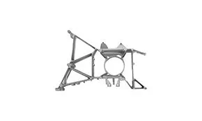 Supporto Faro Sinistro In Alluminio Daf Xf 95 1A - 2A Serie OE 1308794 - 1295613