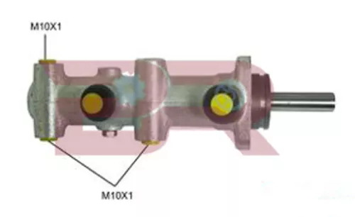 BRAKE POWER PUMP SQUARE FLANGE D.25,40