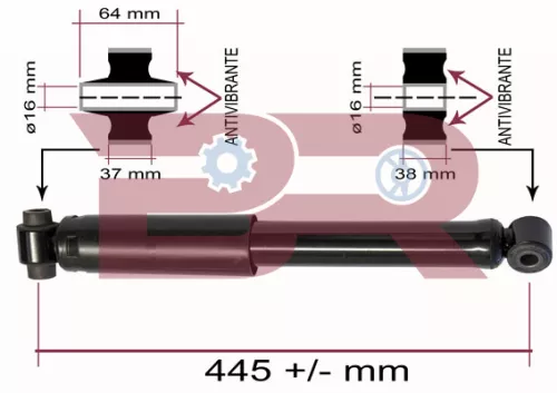 CABIN SHOCK ABSORBER